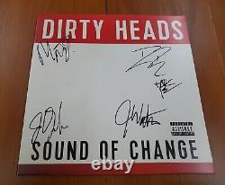 Nm Signed Dirty Heads Sound Of Change Vinyl Lp Record Htf Autographed