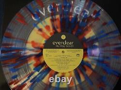 Nouveau Everclear Le Très Meilleur De SIGNED Vinyle Transparent Marbré Bleu et Rouge Record LP
