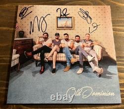 Old Dominion Album Autographe Éponyme Vinyle Signé X5 Authentique