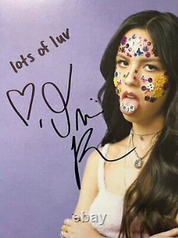 Olivia Rodrigo a signé l'autographe de l'album vinyle Sour Driver's License Jsa Loa