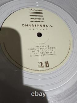 One Republic Native Clair Double Vinyle Affiche Signée Rare