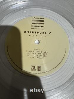 One Republic Native Clair Double Vinyle Affiche Signée Rare