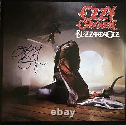 Ozzy Osbourne Album vinyle Blizzard Of Ozz signé autographié