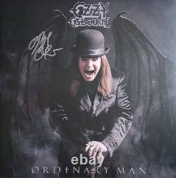 Ozzy Osbourne Album vinyle signé Autographed Ordinary Man