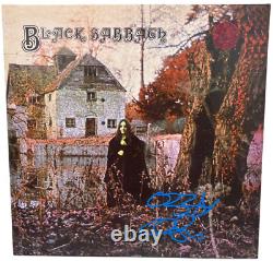 Ozzy Osbourne Black Sabbat Signé Vinyl Album Autographe Beckett Témoin Holo 2