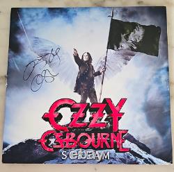 Ozzy Osbourne Scream Disque vinyle original signé LP objet de collection musical