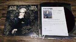 Ozzy Osbourne Signed Vinyl Patient #9 Autographié Le Crystal Violet Apeca