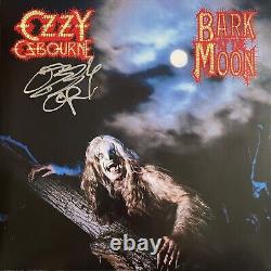 Ozzy Osbourne Vinyle Autographié Signé Bark At The Moon Album