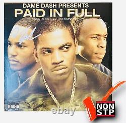 PAID IN FULL OG Pressing Vinyle LP Autographié Signé Par Damon Dash Dame Roc