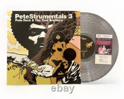 PETE ROCK DISQUE VINYLE AUTOGRAPHIE PETESTRUMENTALS 3 SIGNÉ avec COA JSA