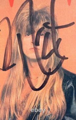 Pantera Power Metal Lp Dimebag Darrell Phil Vinnie Paul Autographed Tx