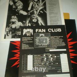 Pantera Power Metal Lp Vinyle Record Autographié Full Band Signé 1988 Tx Thrash