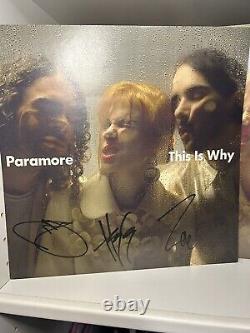Paramore signé This Is Why insert SIGNÉ + Disque Vinyle BECKETT LOA