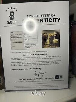 Paramore signé This Is Why insert SIGNÉ + Disque Vinyle BECKETT LOA