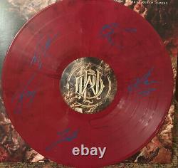 Parkway Drive Reverence Signé Vinyl Lp Edition Limitée Rouge Avec Éclaboussure Noire