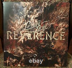 Parkway Drive Reverence Signé Vinyl Lp Edition Limitée Rouge Avec Éclaboussure Noire