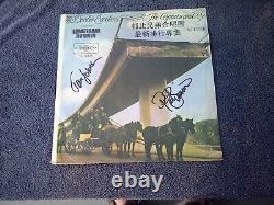 Pat Simmons Tom Johnson Les Doobie Brothers Disque Importé de Taïwan Signé Jsa Coa