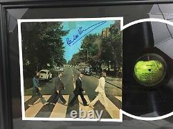 Paul Mccartney A Signé The Beatles Abbey Road Vintage Vinyl Framed Jsa Loa