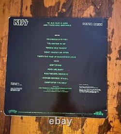 Peter Criss Autographié Kiss Solo Vinyl Lp Album