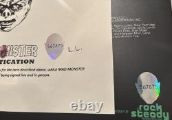 Peter Criss KISS Vinyle Solo Signé LP Mad Monster Preuve d'Authenticité de l'Autographe