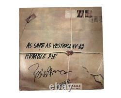 Peter Frampton Humble Pie signé et autographe As Safe As Yesterday album vinyle