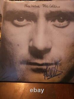 Phil Collins Vinyle LP Album Évalué à 1981 Signé avec Certificat d'Authenticité