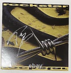 Post Malone a signé un disque vinyle LP Rockstar autographié
