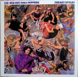 Puce Autographiée Signée Disque Vinyle Rouge Hot Chili Peppers Freaky Styley