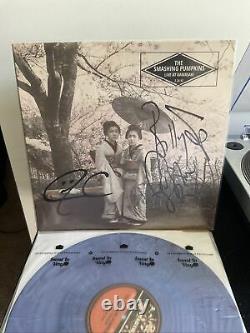 Pumpkins Mashing Live At Kawasaki 2lp Nm Purple Vinyl Autographé Signé