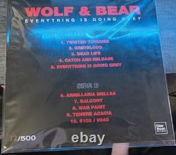 RARE Wolf & Bear Tout devient gris Vinyle et tirage signé 12/500