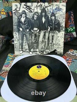 Ramones Vinyl Ramones Lp Autographe Par Tous 1976