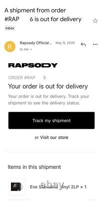 Rapsody Eve 2LP Vinyle Marbre Blanc Gris Signé Autographié JSA COA LOA