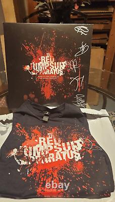 Red Jumpsuit Apparatus Don't You Fake It Red/black Signed Vinyl Large T-shirt