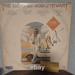 Rod Stewart Le meilleur de Rod Stewart Disque vinyle autographe signé Auth Pros Rod Stewart Le meilleur de Rod Stewart Disque vinyle autographe signé Auth Pros