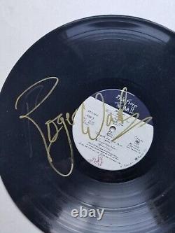 Roger Waters de Pink Floyd VÉRITABLEMENT SIGNÉ The Wall Vinyle Disque JSA LOA Autographié