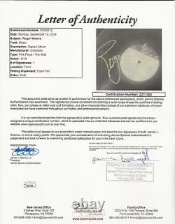 Roger Waters de Pink Floyd VÉRITABLEMENT SIGNÉ The Wall Vinyle Disque JSA LOA Autographié