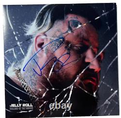 Rouleau de gelée signé Ballades Autographiées de l'album vinyle brisé LP Record Jsa