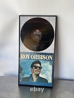 Roy Orbison IL N'y A Qu'une Seule Couverture Autographiée Disque De Vinyle Dans Le Cadre De Verre