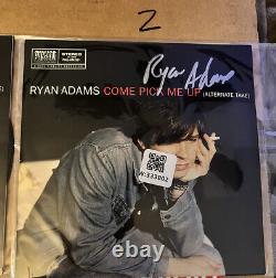 Ryan Adams Autograph Come Pick Me Uo Signé Vinyl Alternative Take Sold Out Rare