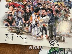 SIGNED Un Jour À Se Souvenir Grand Album vinyle LP enregistré Autographié