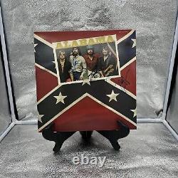SIGNÉ PAR LE GROUPE 1982 Alabama Mountain Music LP/Disque/Fiche de Paroles/ULTRASONIC