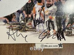 SIGNÉ Un Jour à Se Souvenir Grand Album Ole vinyle LP disque Autographié