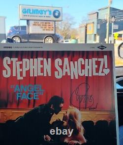STEPHEN SANCHEZ a signé l'album vinyle LP autographié Angel Face Angelface (Steven)