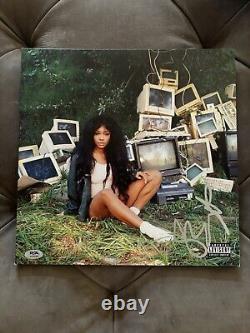 SZA CTRL SOS Tournée Vinyle Autographié Signé PSA RARE A