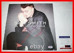Sam Smith A Signé Autographied The Lonely Hour Lp Album Record Vinyl Psa Jsa