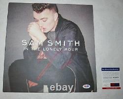 Sam Smith A Signé Autographied The Lonely Hour Lp Album Record Vinyl Psa Jsa