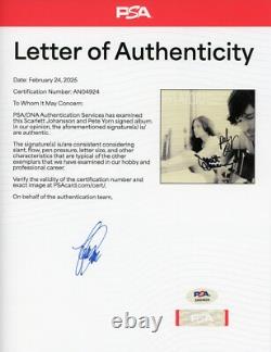 Scarlett Johansson signée et autographiée Relator vinyle album disque LP PSA DNA