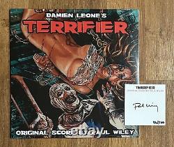 Score Original de Terrifier vinyle LP Paul Wiley INSERT SIGNÉ Numéroté à la main 86/500