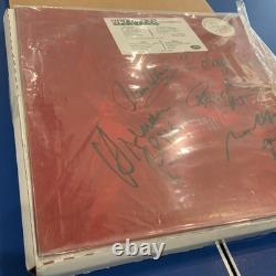 Scorpions Lovedrive Disque vinyle Album LP original avec pochette rouge autographié