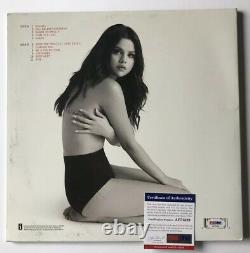 Selena Gomez Revival Vinyl Lp Signé Album Psa/adn Coa #af71529 Rare